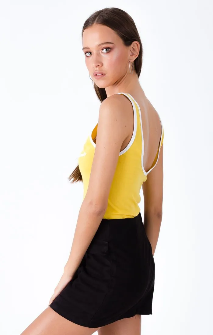 Afends Womens Lemon - Logo Tank