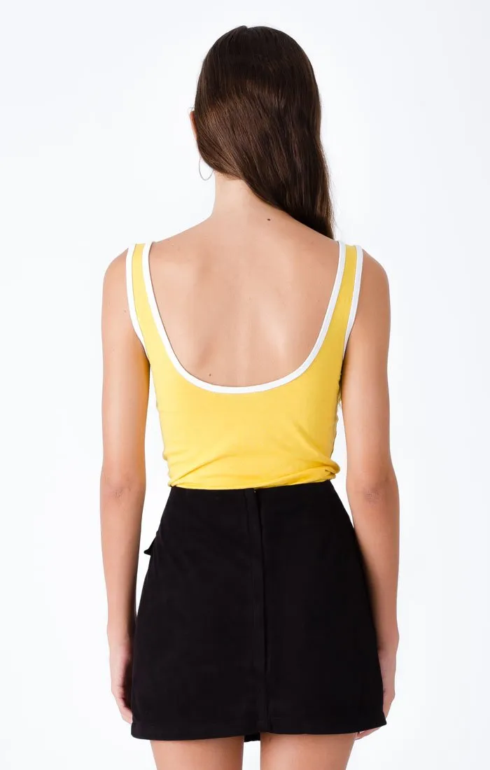 Afends Womens Lemon - Logo Tank