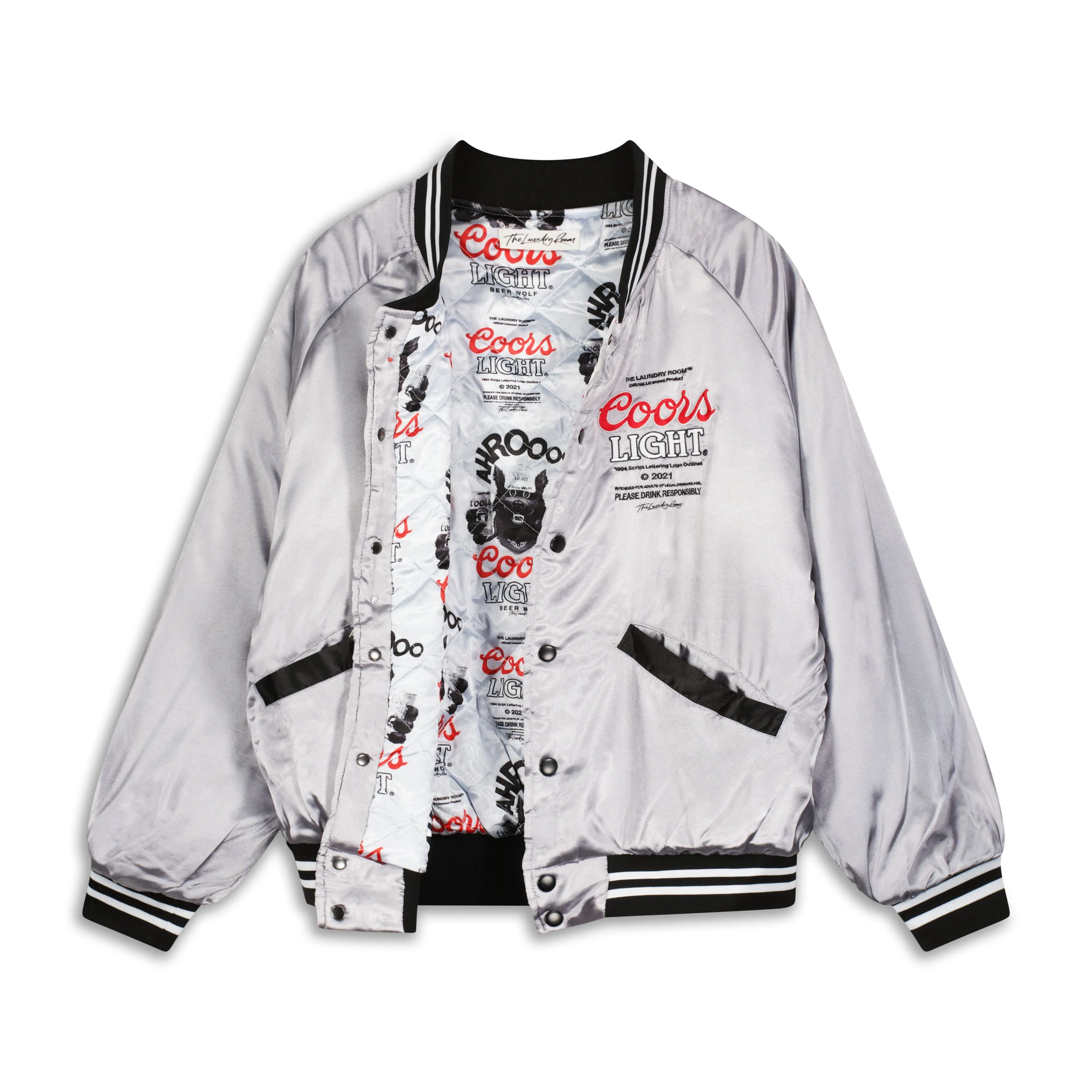 Coors Light Official Tm - Stadium Jacket - Silver