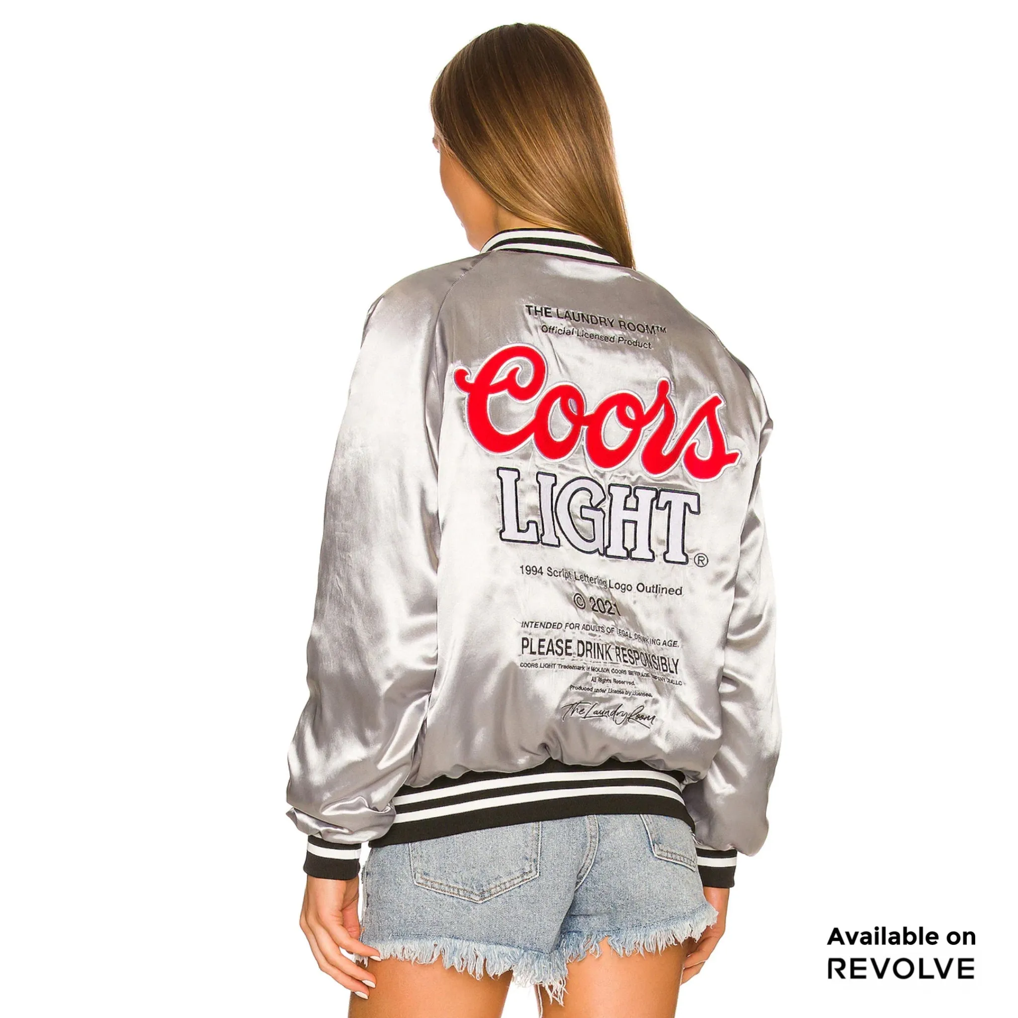 Coors Light Official Tm - Stadium Jacket - Silver