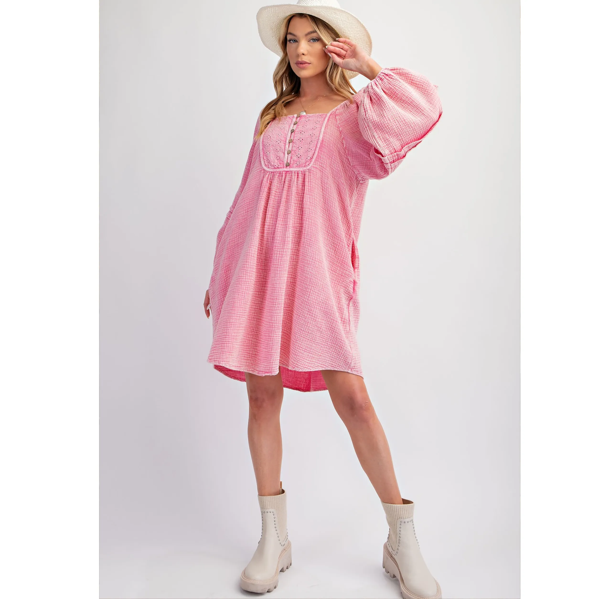 Cotton Candy Tie Back Dress By Easel