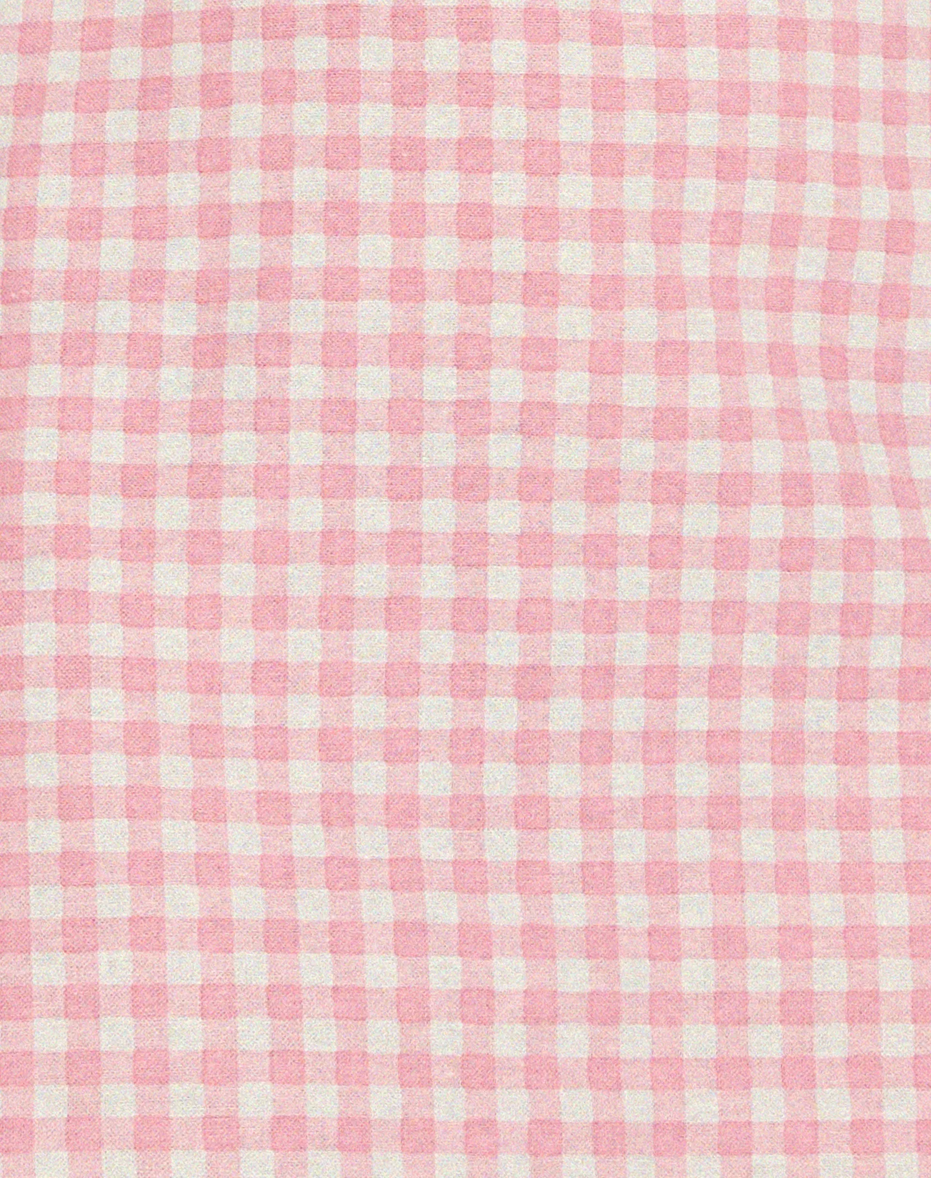 Eluned Mini Dress in Gingham Pink