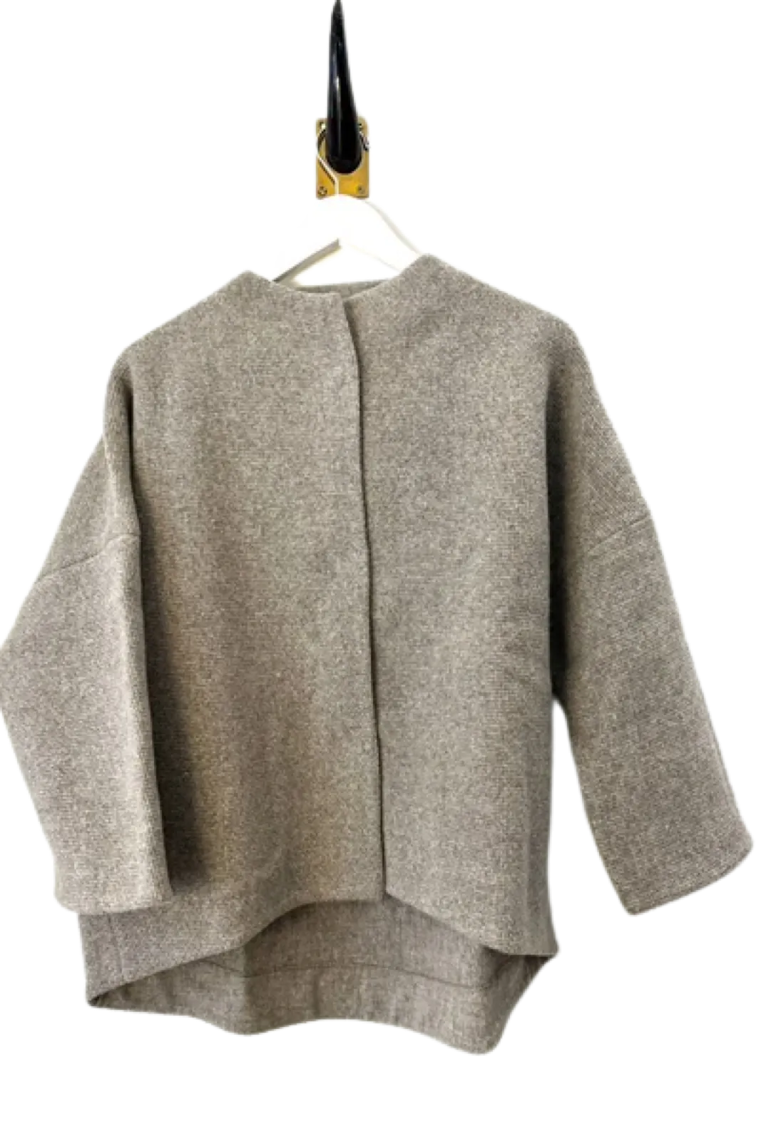 evam eva Wool Tweed Short Coat