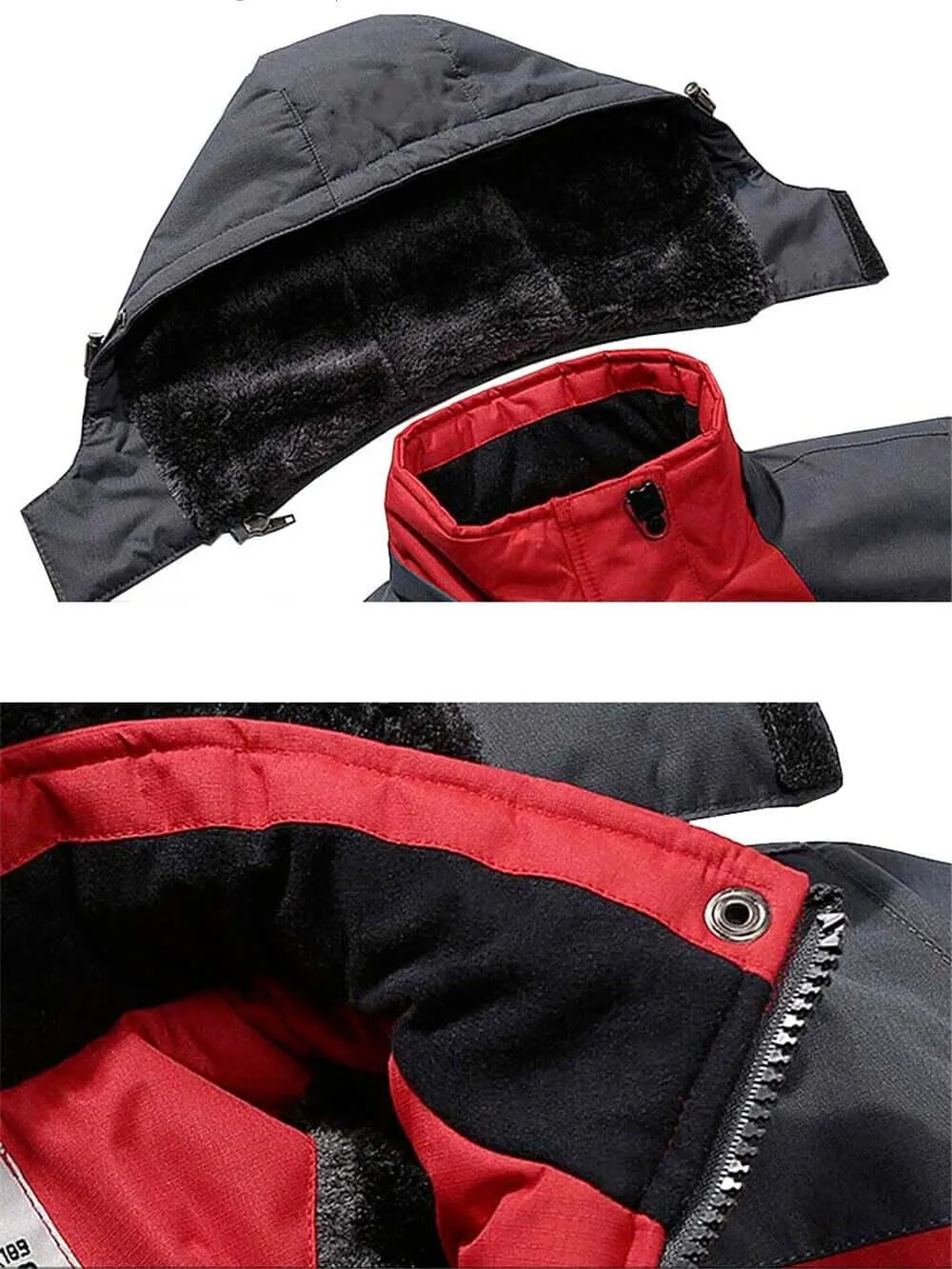 Fleece Lined Men's Mountaineering Hooded Jackets - 14 Colors!