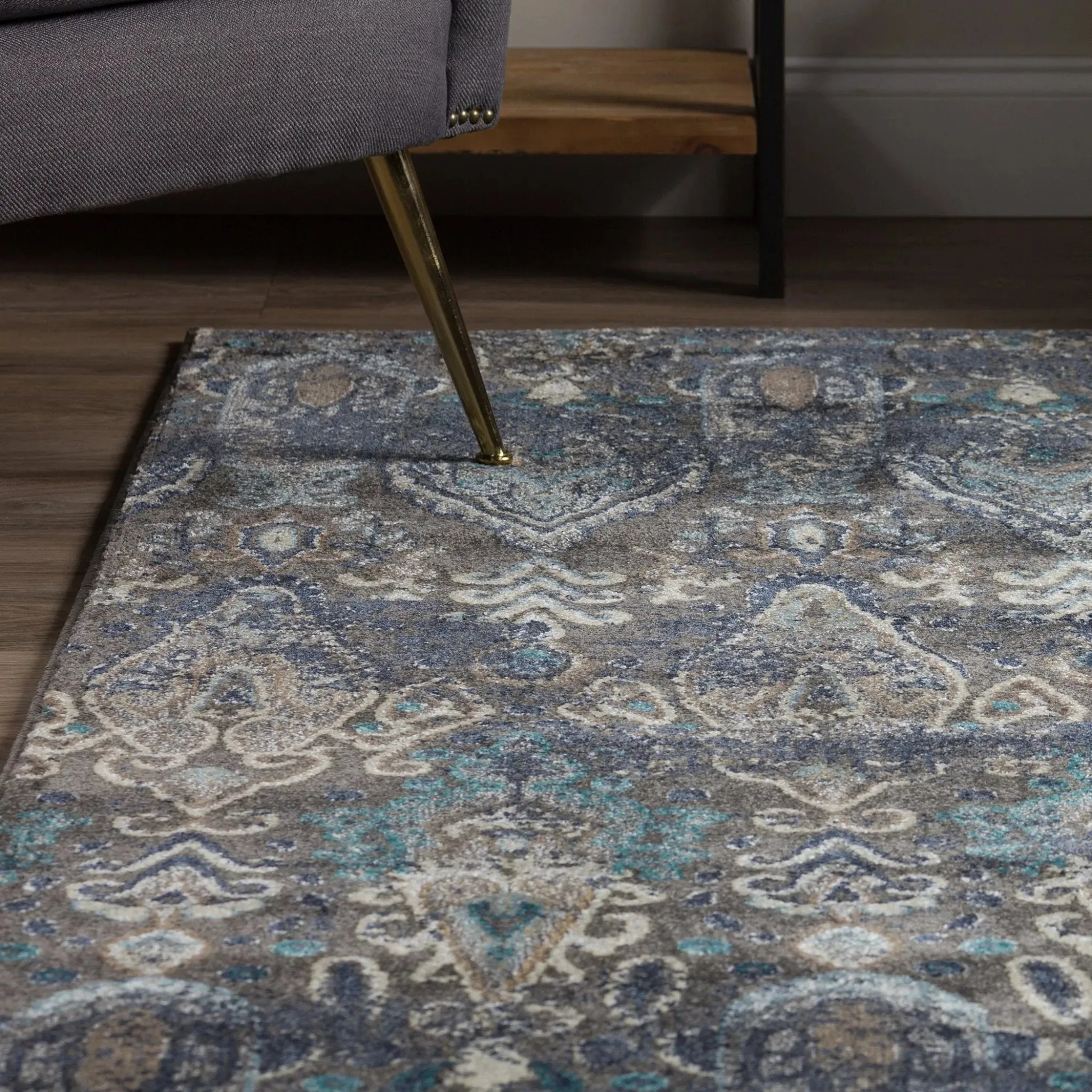 Geneva GV315 Pewter Rug