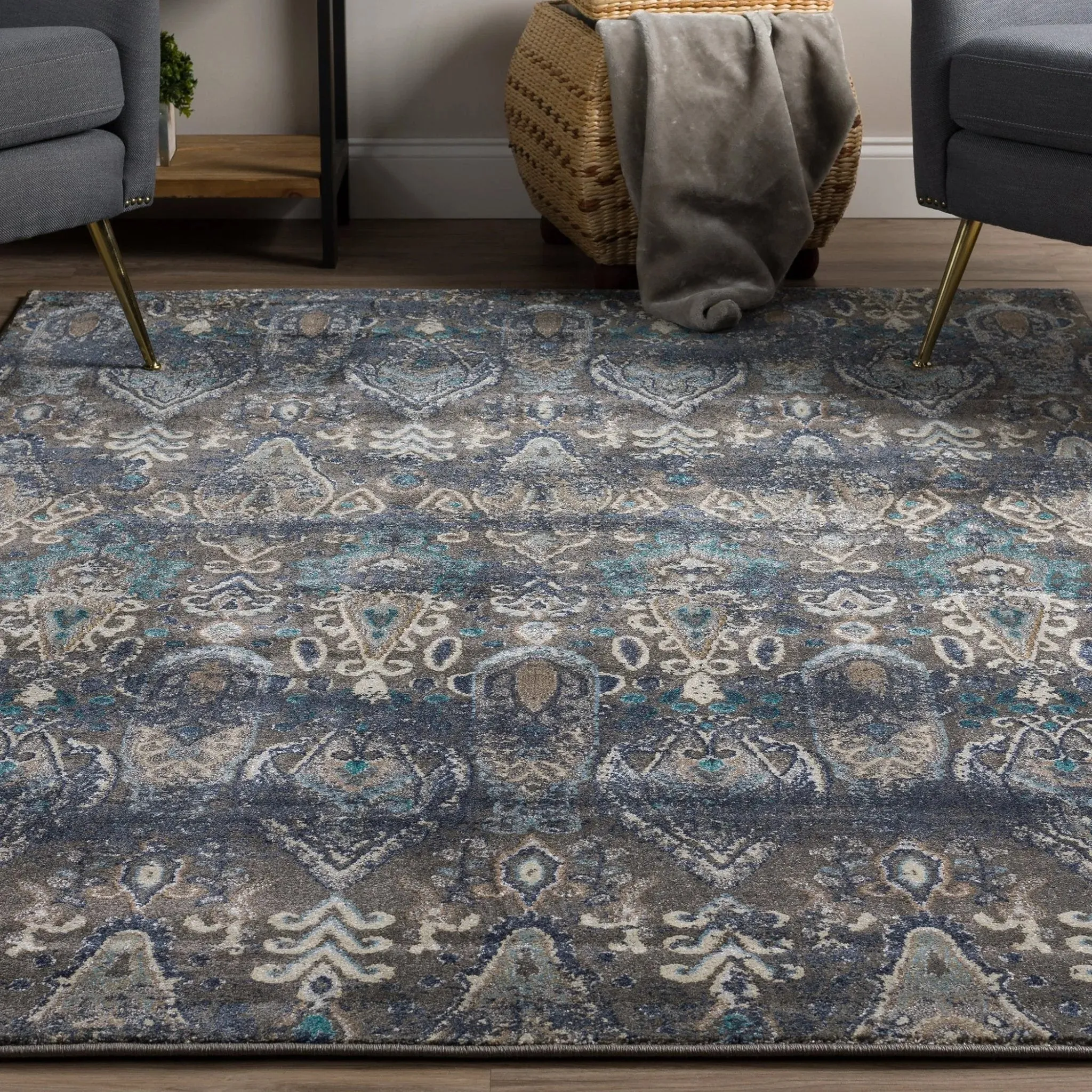 Geneva GV315 Pewter Rug