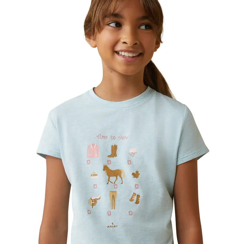 Girl's Ariat Time To Show Tee