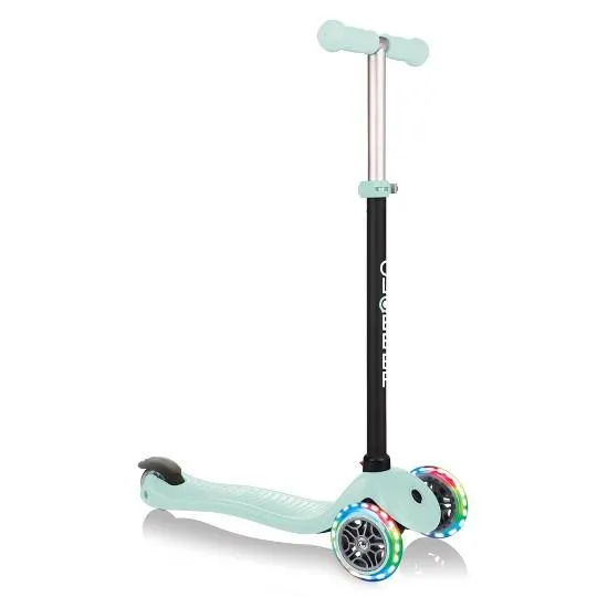 Globber Go Up 4 In 1 Pastel Green Scooter with Light Up Wheels