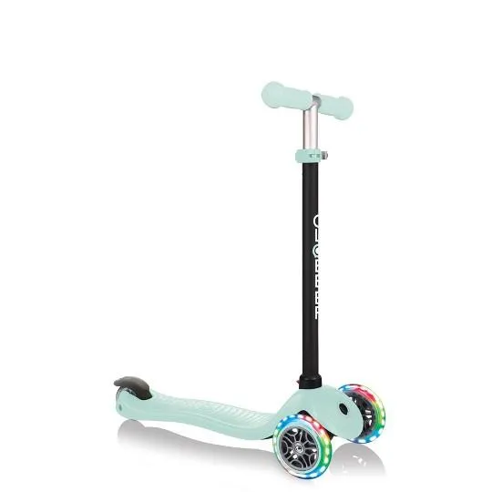 Globber Go Up 4 In 1 Pastel Green Scooter with Light Up Wheels