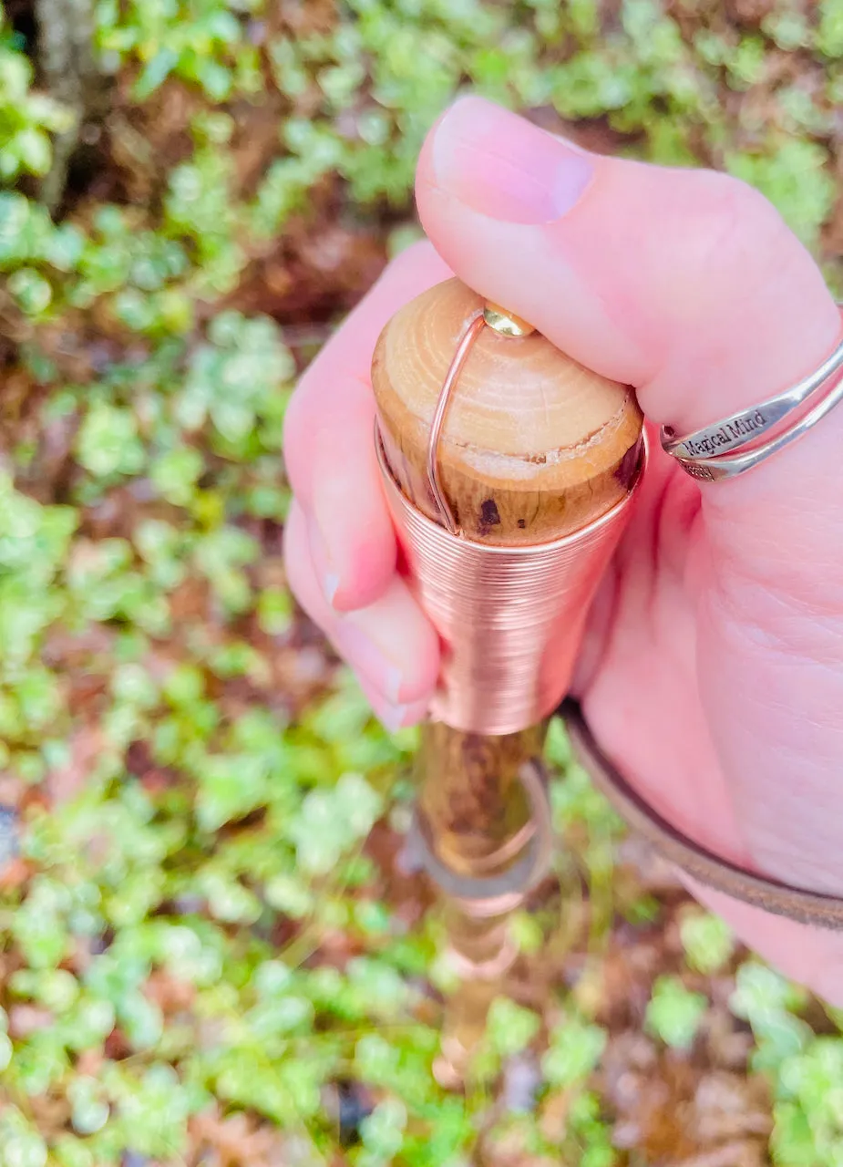 Grounding Walking Stick: Ground Directly Through Your Hands!