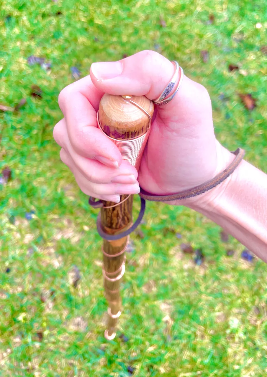 Grounding Walking Stick: Ground Directly Through Your Hands!