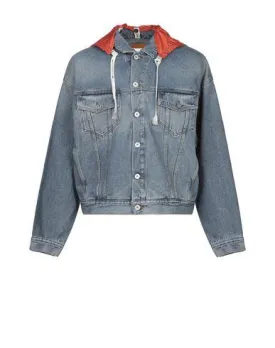 Heron Preston Man Denim outerwear Blue L INT