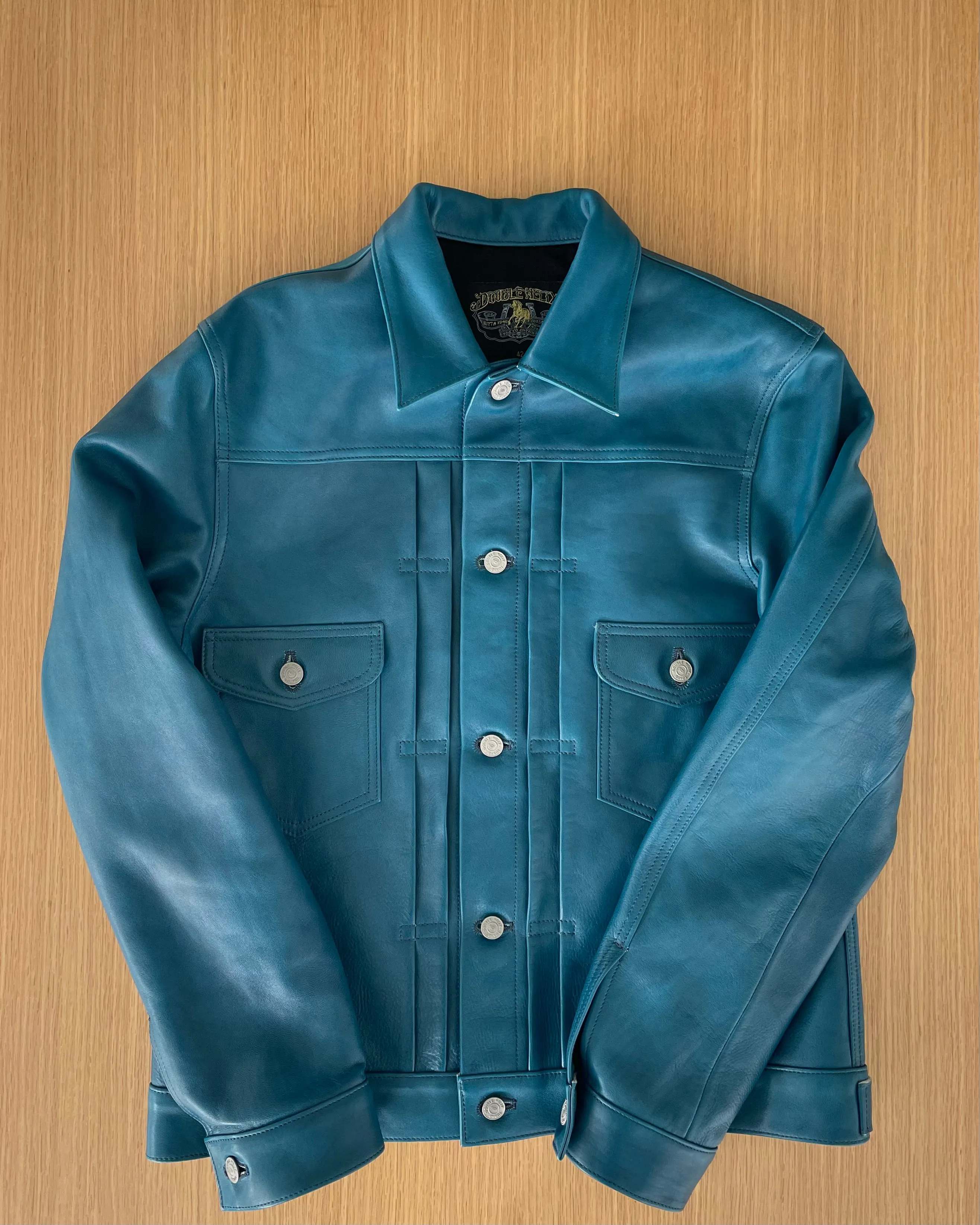 Indigo Dyed Type II Horsehide Jacket