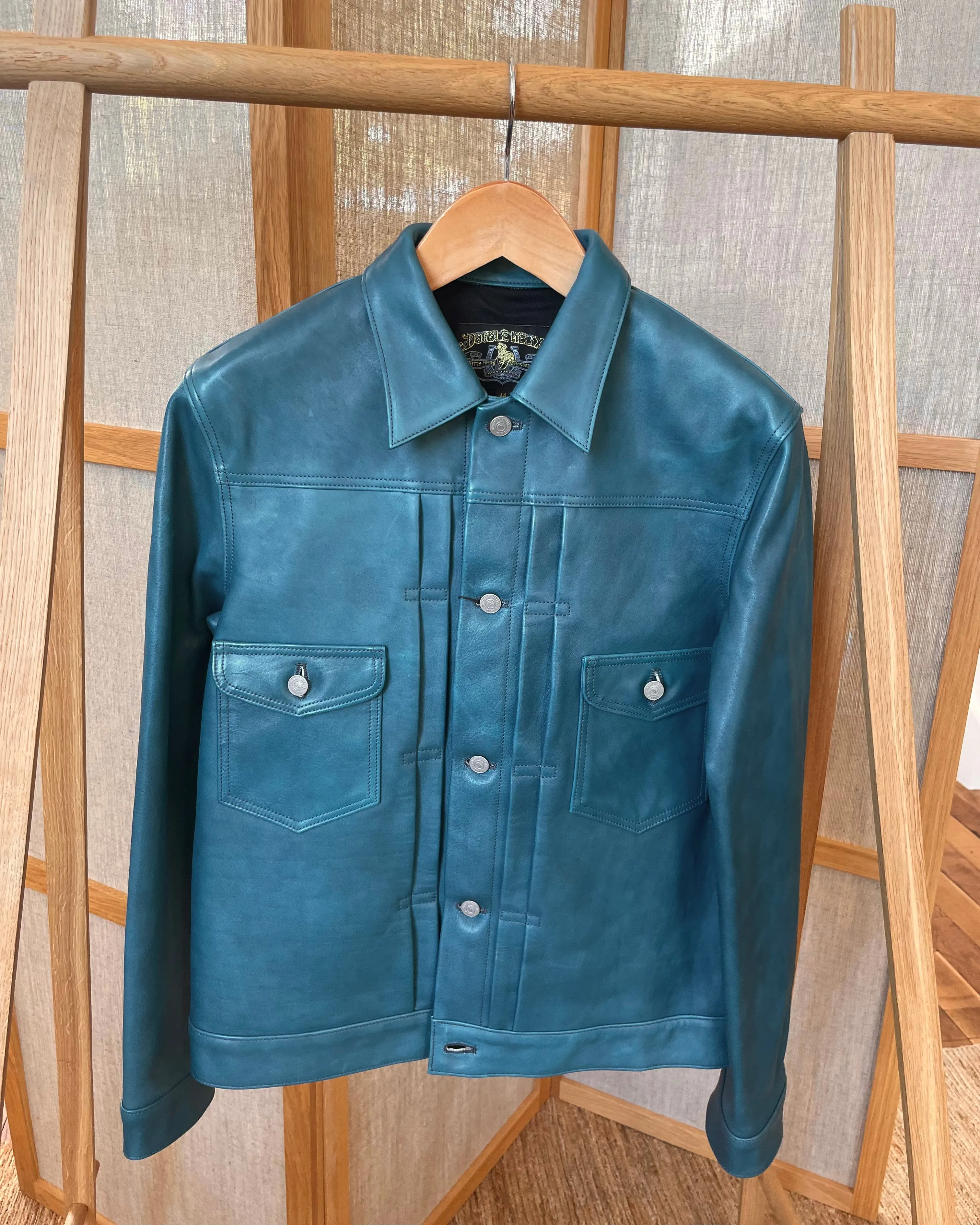 Indigo Dyed Type II Horsehide Jacket