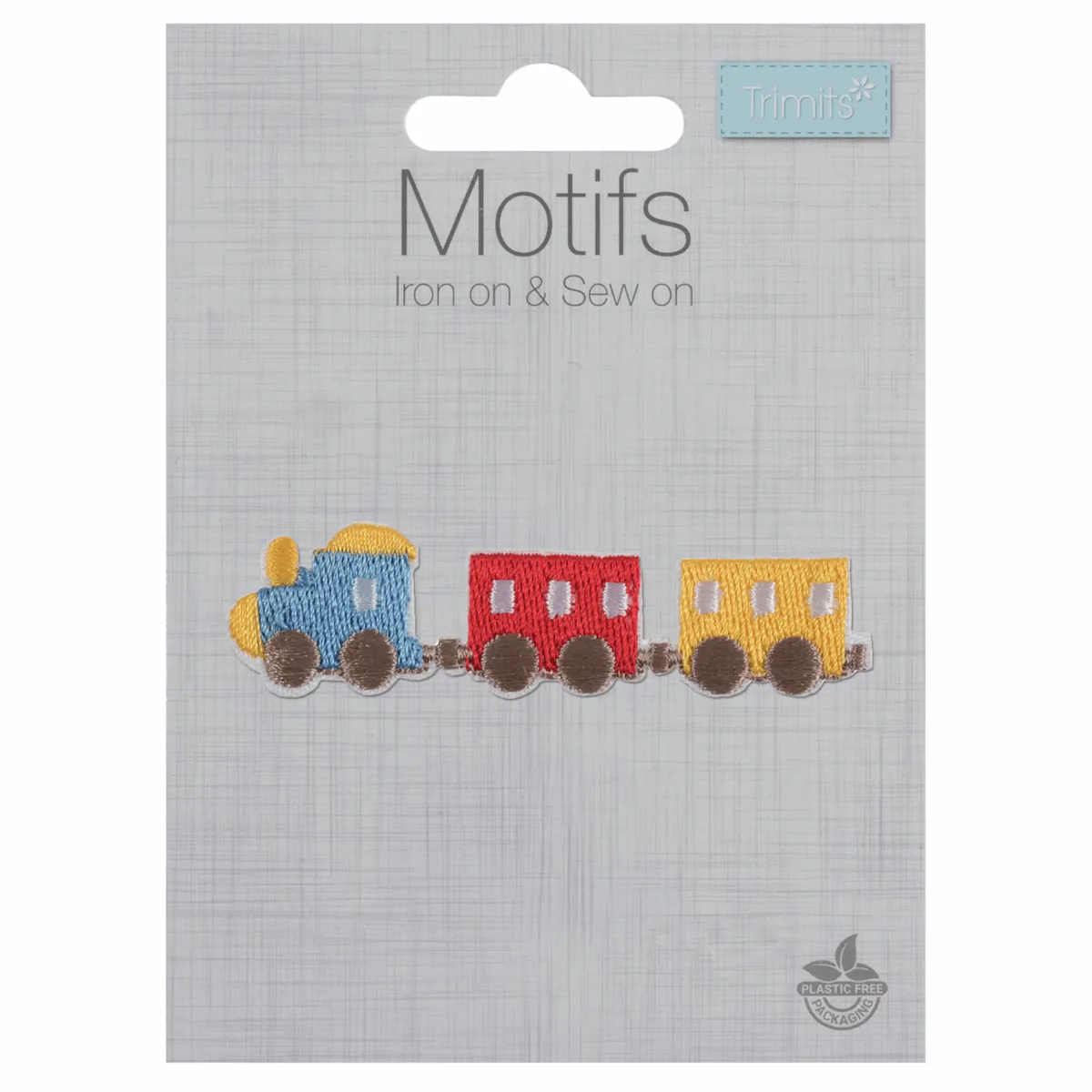 Iron-On/Sew On Motif Patch - Train