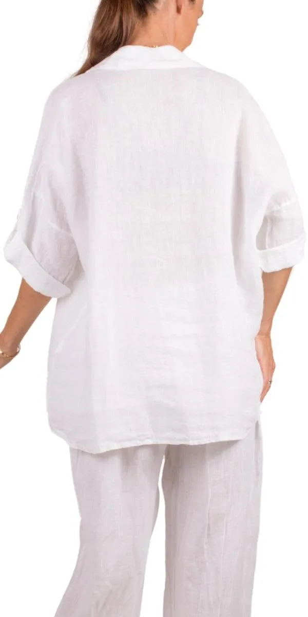 Martina Linen Top