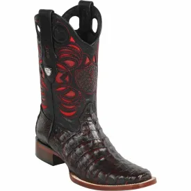 Men's Wild West Caiman Belly Skin Rodeo Toe Boot 28188218