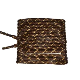 Mr Lacy Hikies Round - Dark Brown/Light Brown Shoelaces 150cm