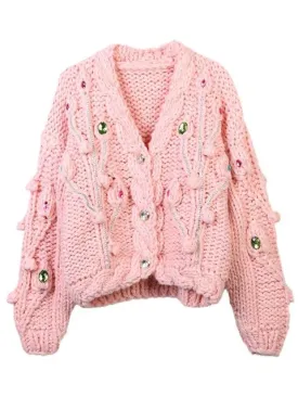 Pre Order:  Candy Jewels Warm Knit Sweater