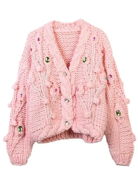 Pre Order:  Candy Jewels Warm Knit Sweater