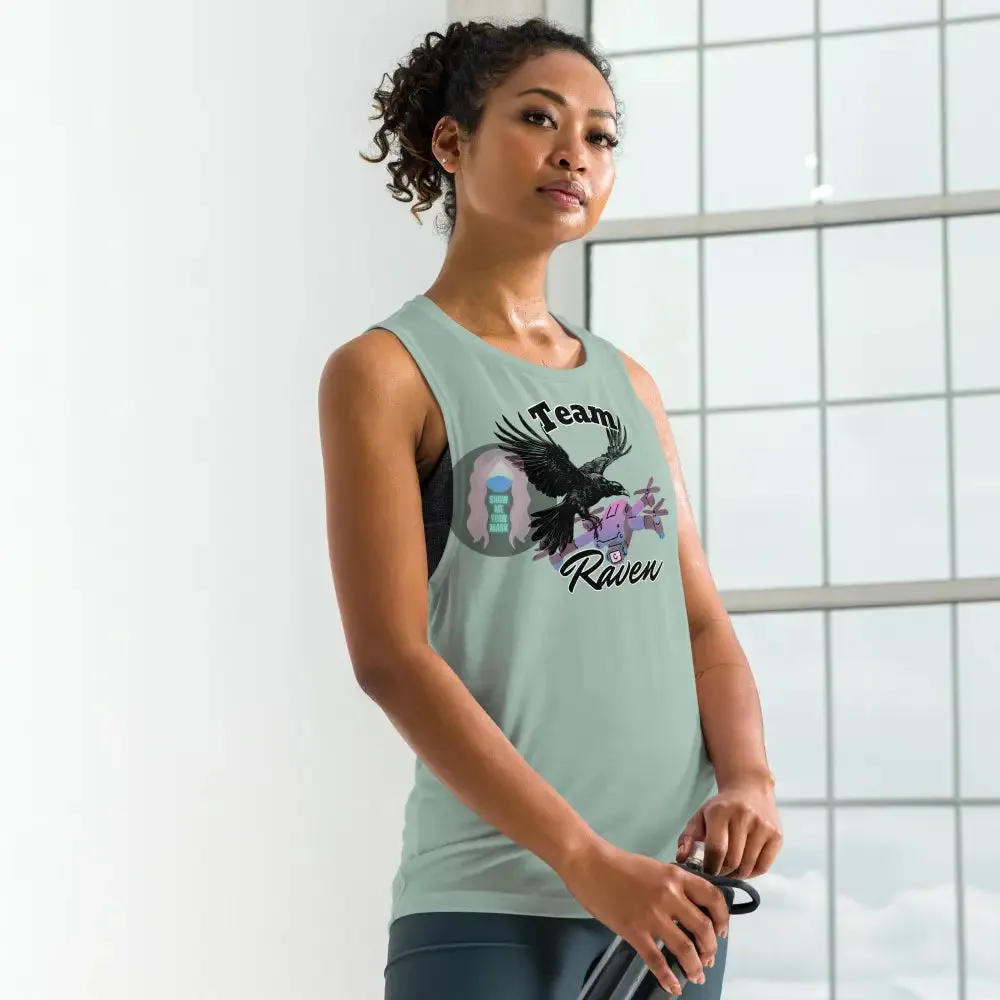 "Team Raven" Ladies’ Muscle Tank