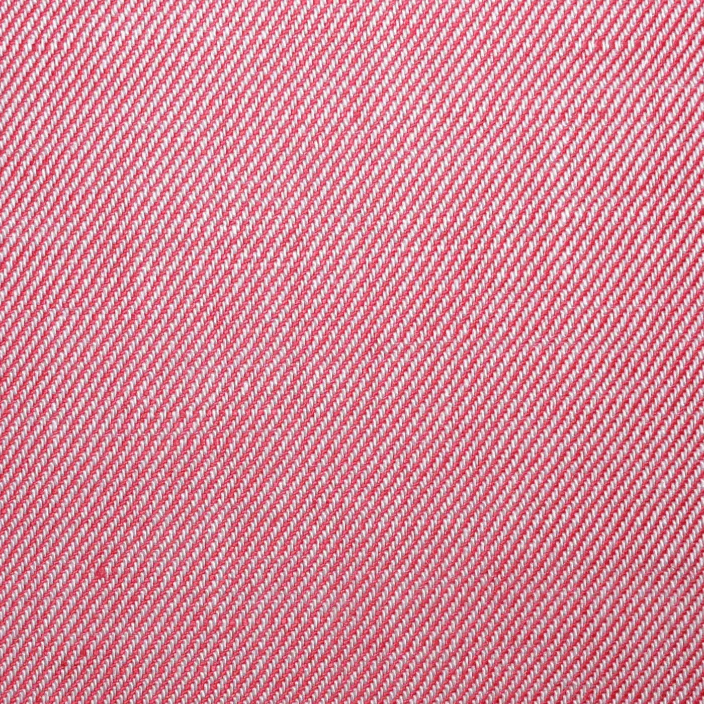 Red Plain Twill Cotton & Linen Lightweight Suiting