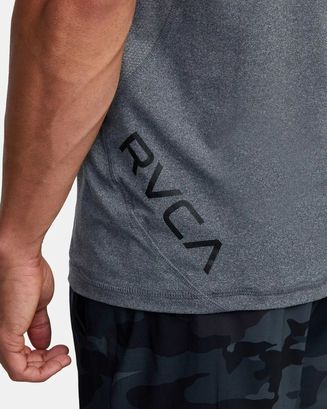 RVCA Sport Vent Tank Top - Charcoal Heather