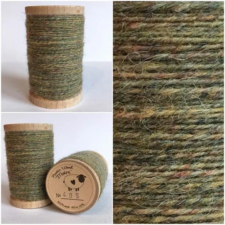 SILVER SAGE Hand Dyed Fat QUARTER Wool Fabric for Wool Applique and Rug Hooking