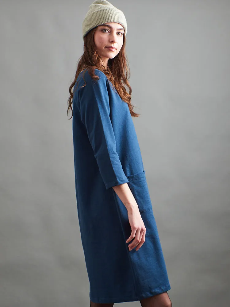 Sylvan Shift Dress - Blue