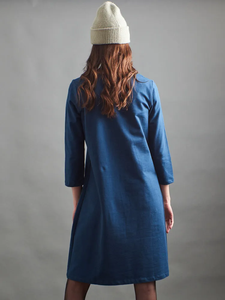 Sylvan Shift Dress - Blue