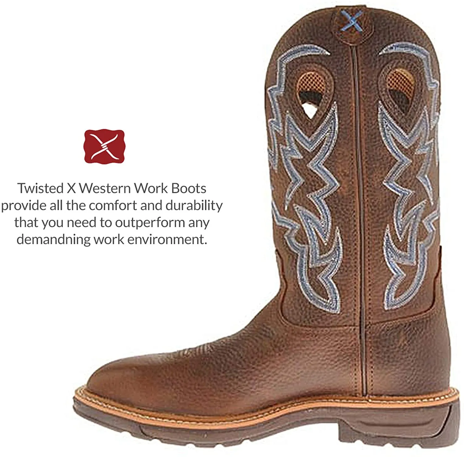 Twisted X Men's Steel Toe Western Work Boot