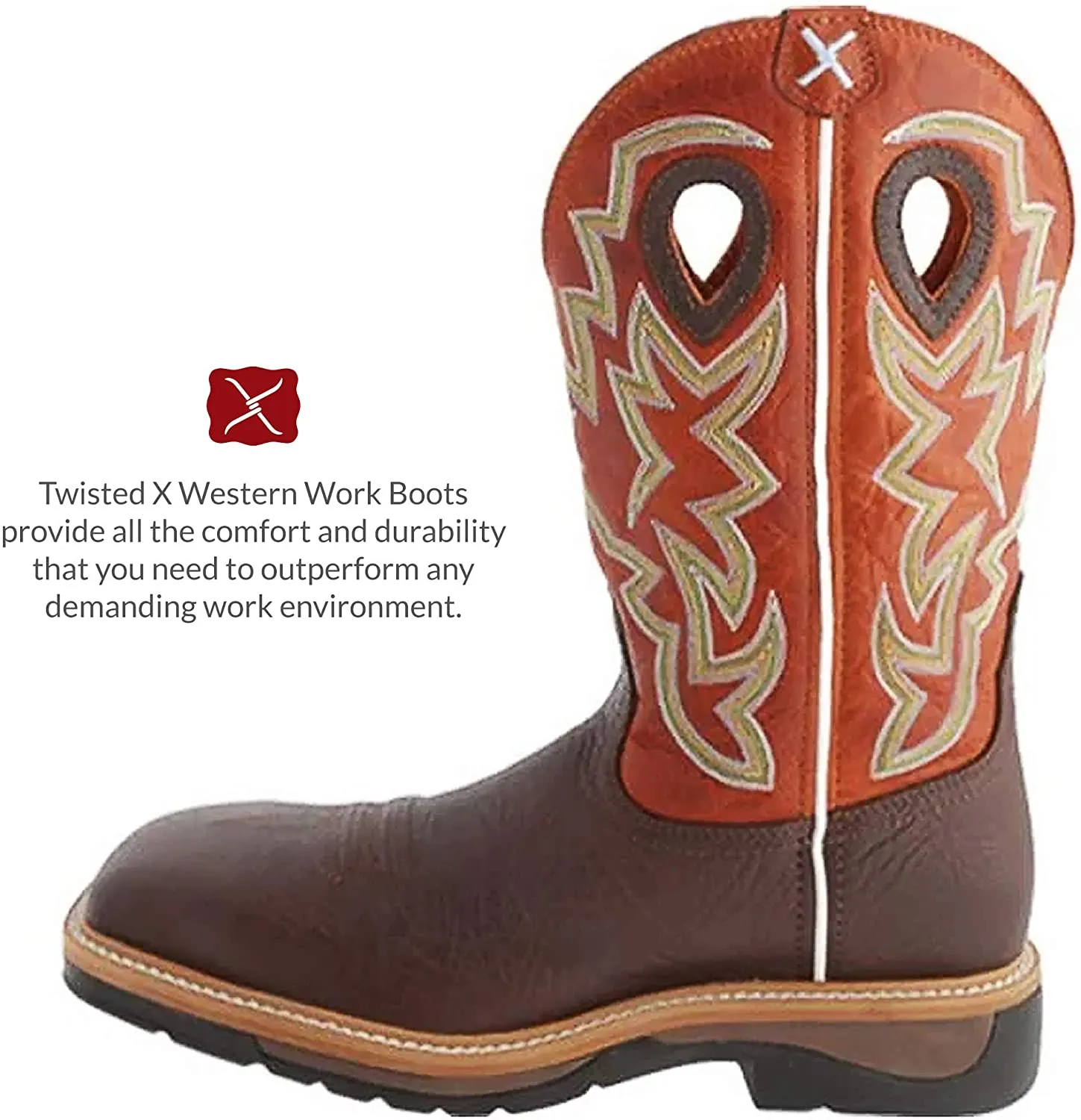 Twisted X Men's Steel Toe Western Work Boot