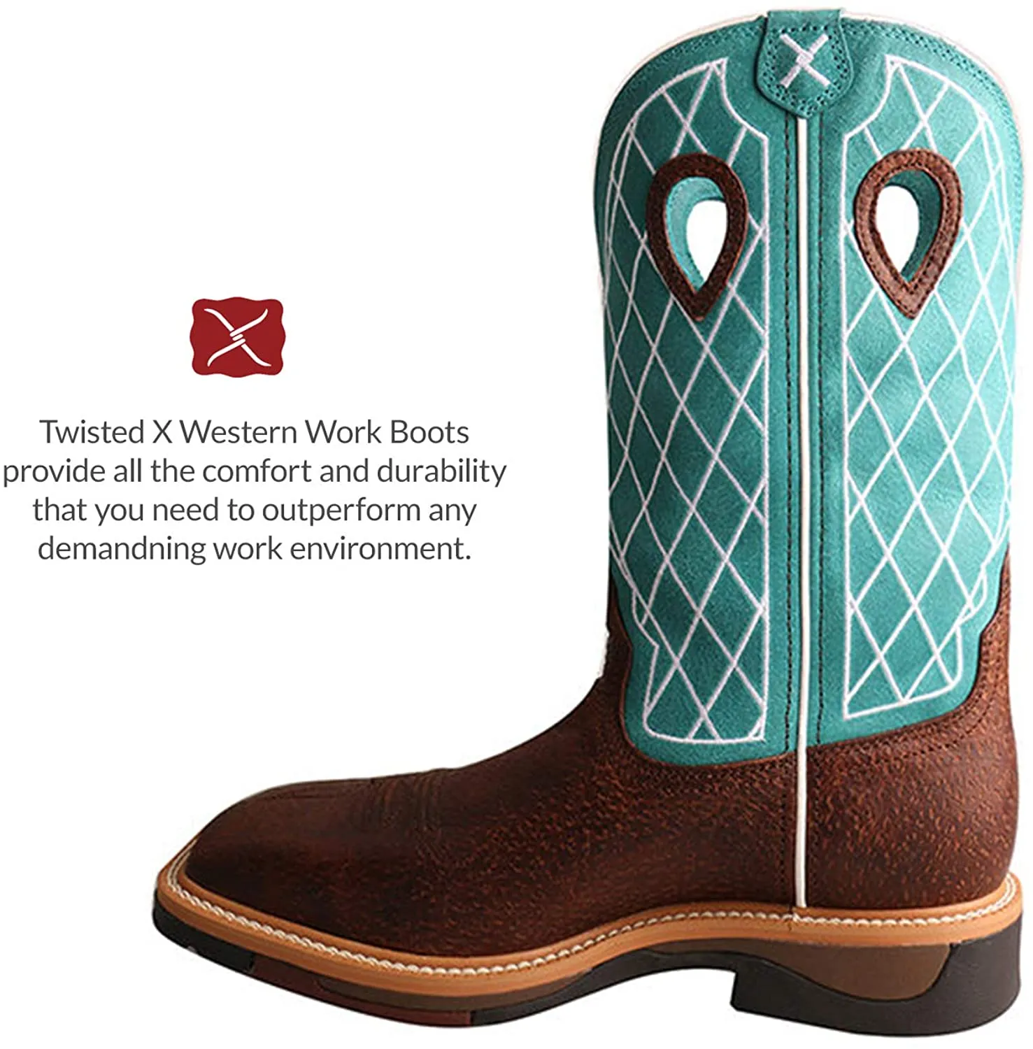 Twisted X Men's Steel Toe Western Work Boot