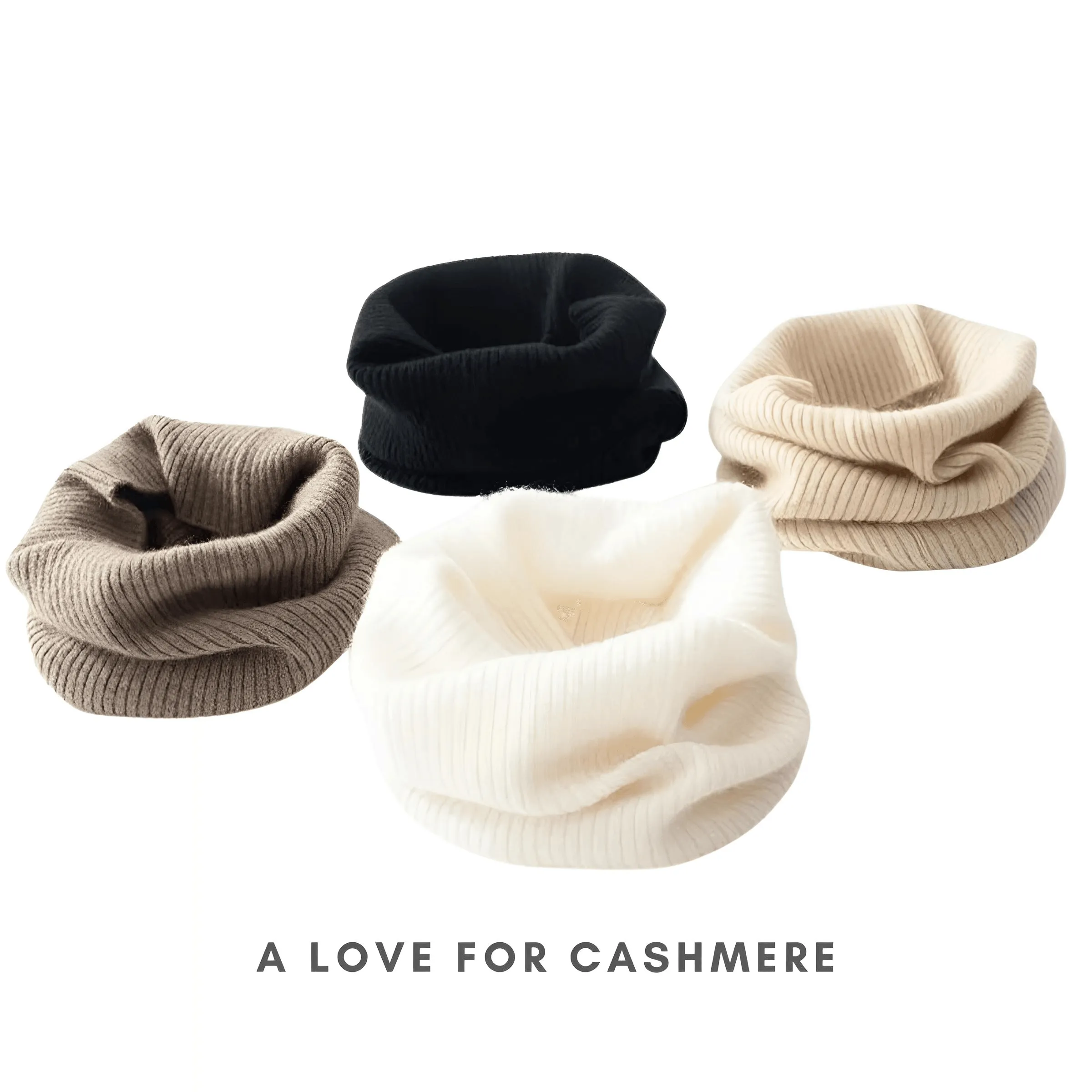 Unisex Winter Cashmere Neck Warmer Scarves