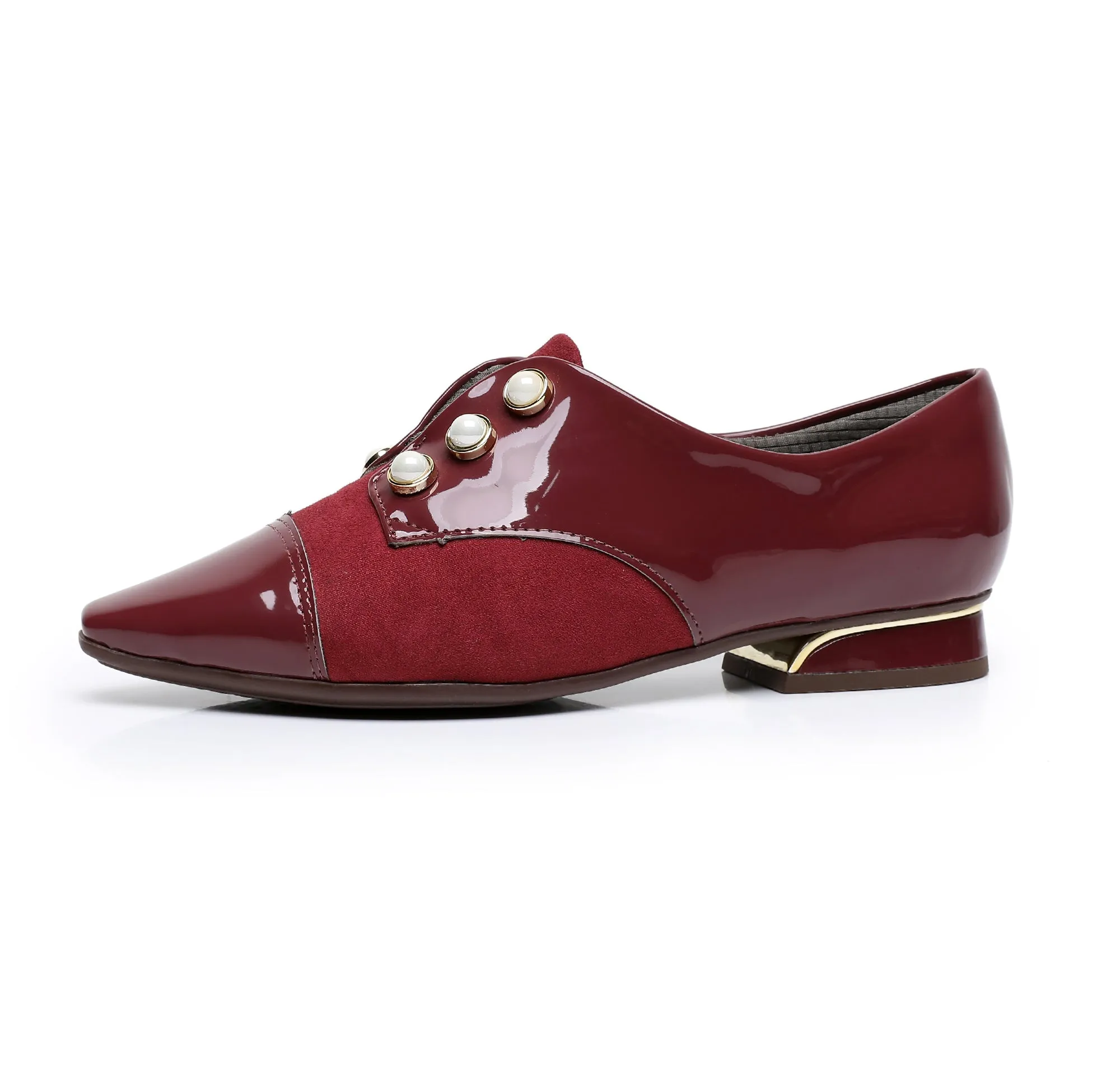 Vintage Charm Shoes - Burgandy (278.003)