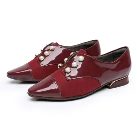 Vintage Charm Shoes - Burgandy (278.003)