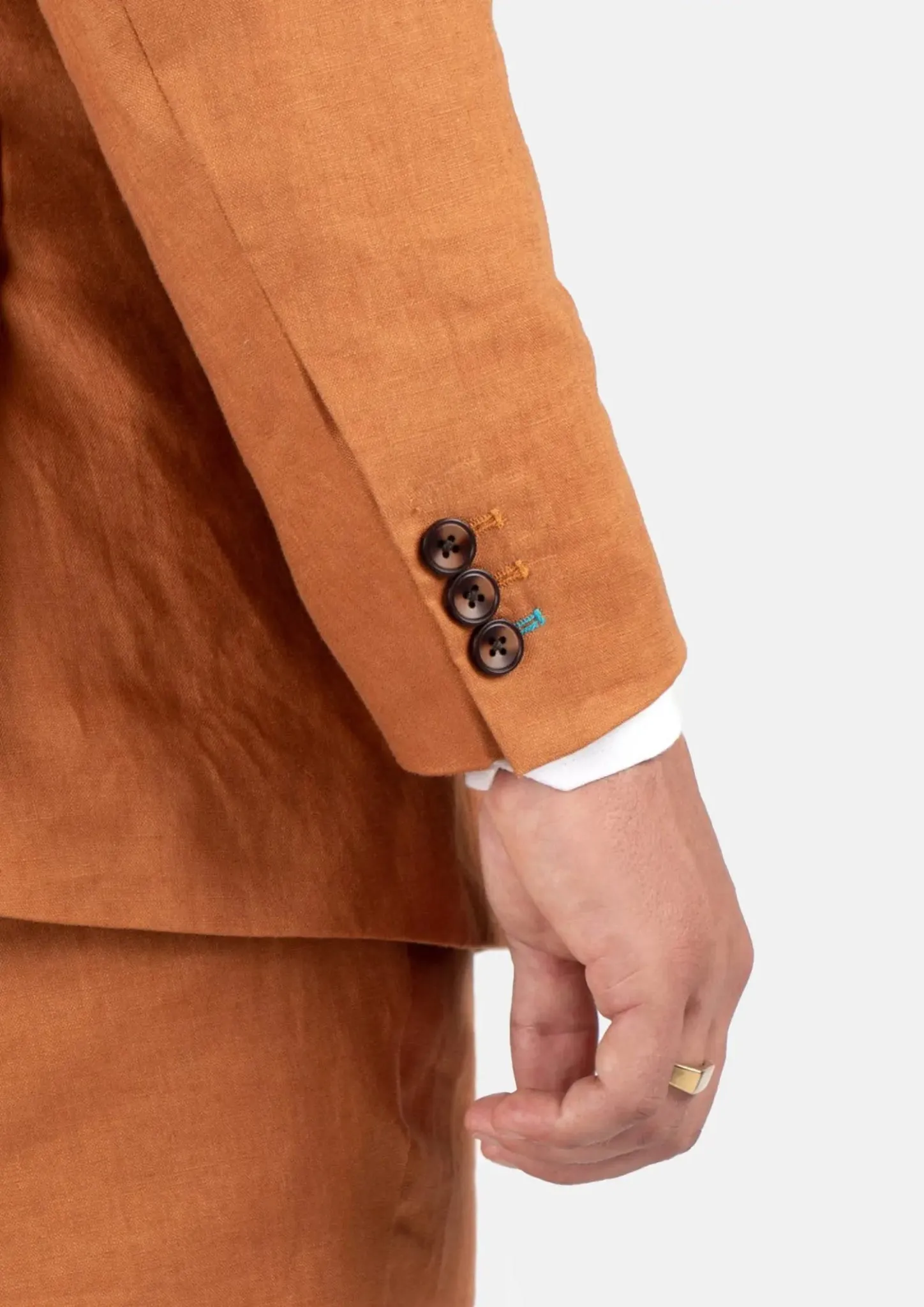 Waverly Burnt Orange Linen Suit